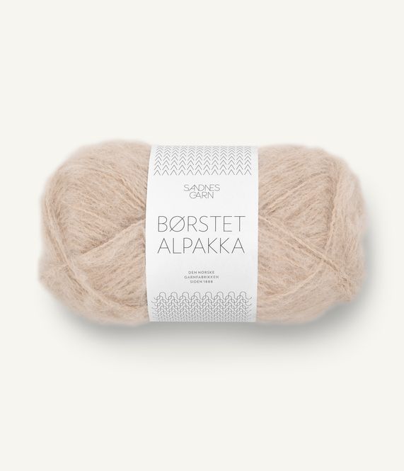 Hovedbilde Børstet Alpakka 3021 Light Beige